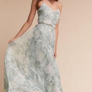 BHLDN Jenny Yoo Inesse Dress - Morning Morning Mist - US 6